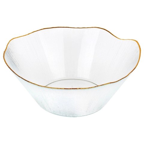 Vilde Miska sałatkowa szklana złota 27 cm, 2,8 l