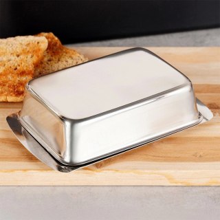 Grupa Orion Sp. z o.o. Maselniczka Stal Nierdzewna z Pokrywką 16,5 x 10 x 4 cm EXCELLENT HOUSEWARE