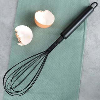 Grupa Orion Sp. z o.o. Trzepaczka do Ubijania Czarna EXCELLENT HOUSEWARE 29 cm Stalowa