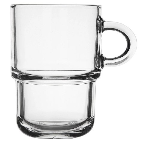 VELKOOBCHOD ORION, spol. s r.o. Szklanki do Kawy Herbaty Zestaw 6 szt. 350 ml LAV z Uchem do Zmywarki