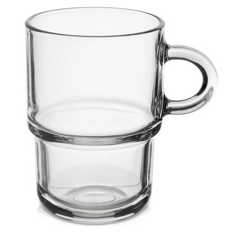 VELKOOBCHOD ORION, spol. s r.o. Szklanki do Kawy Herbaty Zestaw 6 szt. 350 ml LAV z Uchem do Zmywarki