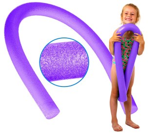 MAKARON NOODLE DO NAUKI PŁYWANIA NA BASEN COMFY FIOLETOWY