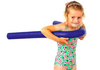 MAKARON NOODLE DO NAUKI PŁYWANIA NA BASEN COMFY FIOLETOWY