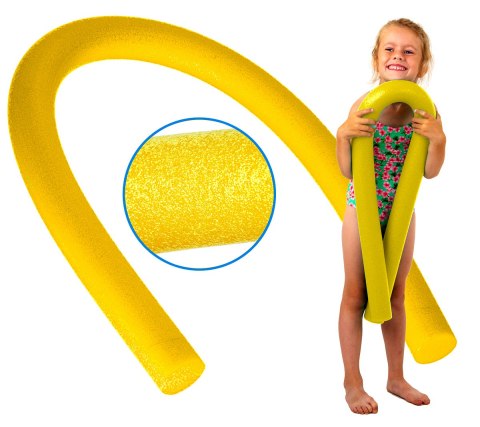 MAKARON NOODLE DO NAUKI PŁYWANIA NA BASEN COMFY ŻÓŁTY