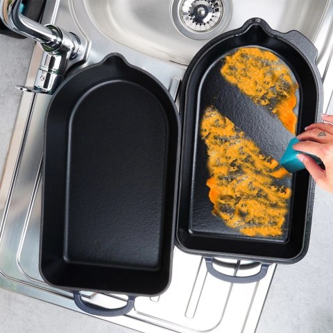 Grupa Orion Sp. z o.o. Brytfanna żeliwna emaliowana 2w1 LITINA 4 / 2 l