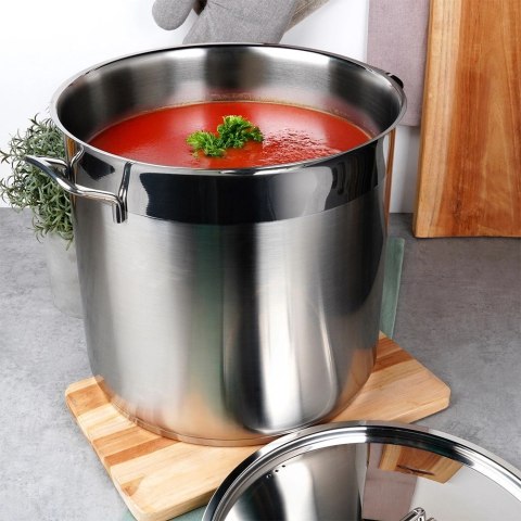 Grupa Orion Sp. z o.o. Garnek Stalowy 18,2 L ORION ANETT Mega 30 cm Indukcja Zmywarka