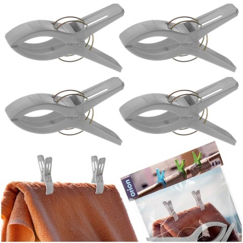 Grupa Orion Sp. z o.o. Klipsy do ręcznika plażowego 4 szt.