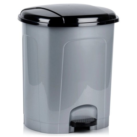 Grupa Orion Sp. z o.o. Kosz na Śmieci z Pedałem Plastikowy Szary 30 L ORION Wytrzymały i Pojemny