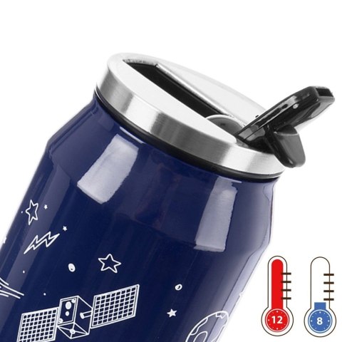 Grupa Orion Sp. z o.o. Kubek Termiczny Puszka 500 ml ORION Kosmos Stal Nierdzewna Szczelny