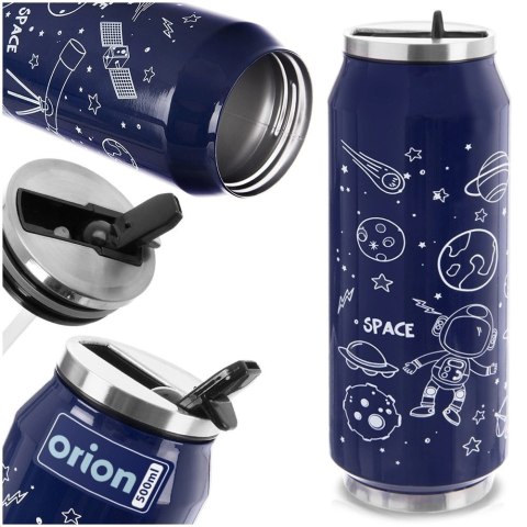 Grupa Orion Sp. z o.o. Kubek Termiczny Puszka 500 ml ORION Kosmos Stal Nierdzewna Szczelny