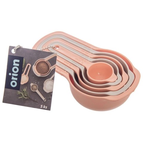 Grupa Orion Sp. z o.o. Miarki Kuchenne Zestaw 5 szt Tworzywo Wielokolorowe do zmywarki ORION