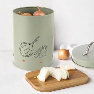 Grupa Orion Sp. z o.o. Pojemnik Metalowy na Cebulę 2,4 L ORION z Wentylacją 20,5 x 14 cm