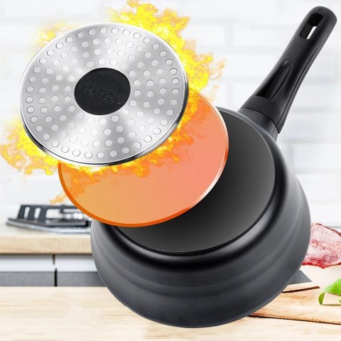 Grupa Orion Sp. z o.o. Rondel Granitowy GRANDE Powłoka PFLUON 1,6 L ORION 18 cm Indukcja