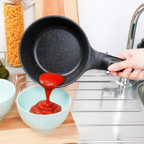 Grupa Orion Sp. z o.o. Rondel Granitowy GRANDE Powłoka PFLUON 1,6 L ORION 18 cm Indukcja