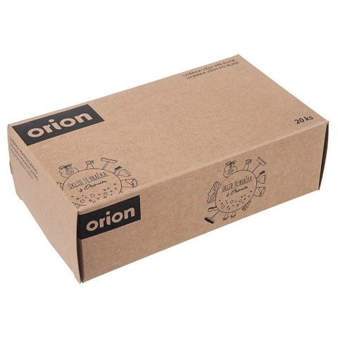 Grupa Orion Sp. z o.o. Ścierki Kuchenne Mikrofibra 20 szt. 20 x 20cm ORION Pudełko bez Detergentów