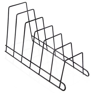 Grupa Orion Sp. z o.o. Stojak na Pokrywki Talerze Metalowy Czarny RADKA 6 szt. 34,5 cm ORION