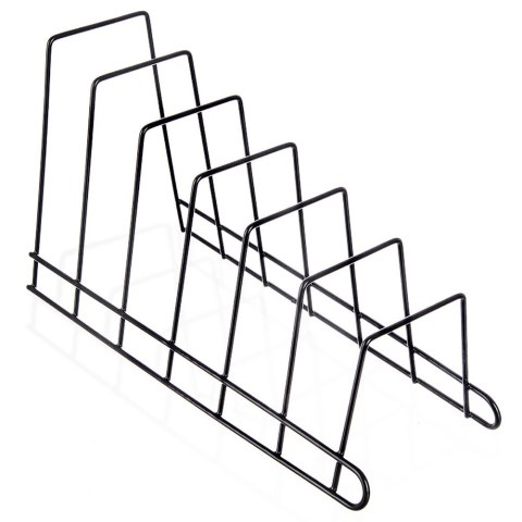 Grupa Orion Sp. z o.o. Stojak na Pokrywki Talerze Metalowy Czarny RADKA 6 szt. 34,5 cm ORION