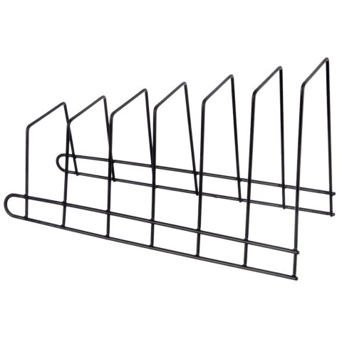 Grupa Orion Sp. z o.o. Stojak na Pokrywki Talerze Metalowy Czarny RADKA 6 szt. 34,5 cm ORION