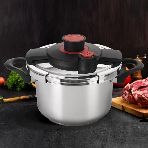 Grupa Orion Sp. z o.o. Szybkowar Ciśnieniowy Stalowy 5 L ORION STORM Automatyczne Zamykanie