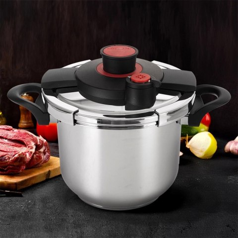 Grupa Orion Sp. z o.o. Szybkowar Ciśnieniowy Stalowy 7 L ORION STORM Automatyczne Zamykanie