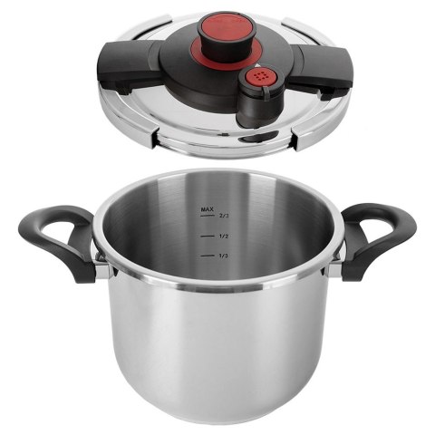 Grupa Orion Sp. z o.o. Szybkowar Ciśnieniowy Stalowy 7 L ORION STORM Automatyczne Zamykanie