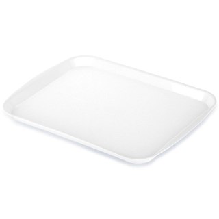 Grupa Orion Sp. z o.o. Taca do Serwowania Plastikowa Antypoślizgowa 35,5 x 27 cm ORION Biała