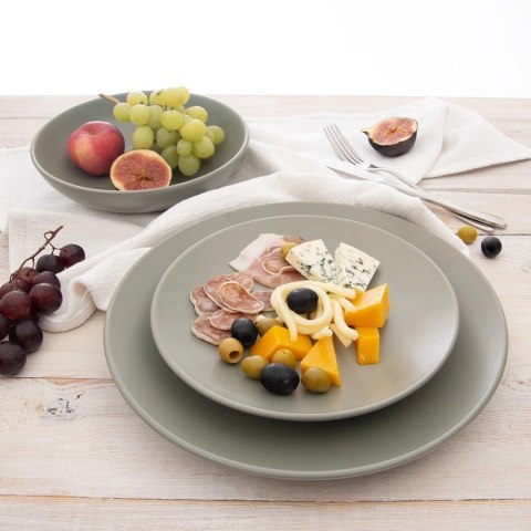 Grupa Orion Sp. z o.o. Talerz Deserowy Ceramiczny Zielony Matowy 20,5 cm ORION Zmywarka