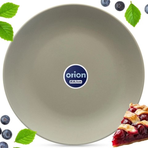 Grupa Orion Sp. z o.o. Talerz Deserowy Ceramiczny Zielony Matowy 20,5 cm ORION Zmywarka
