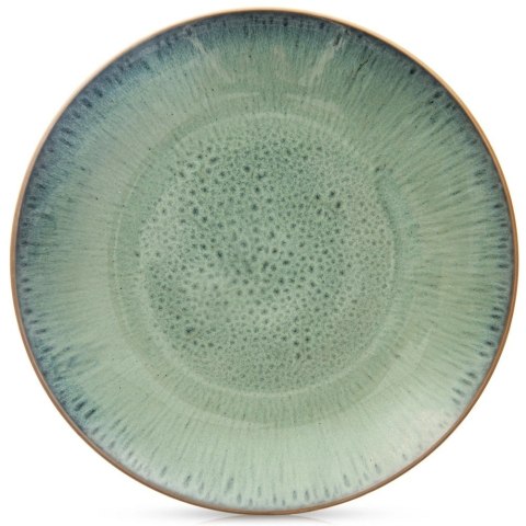 Grupa Orion Sp. z o.o. Talerz Obiadowy Płytki Ceramiczny Zielony GLAZE 27 cm ORION Szkliwiony