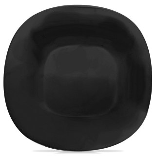 Grupa Orion Sp. z o.o. Talerz Obiadowy Płytki Szkło Czarne LUNA Kwadratowy 26,5 cm ORION