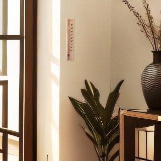 Grupa Orion Sp. z o.o. Termometr Uniwersalny Drewniany Brązowy ORION 20 cm Wewnątrz Zewnątrz