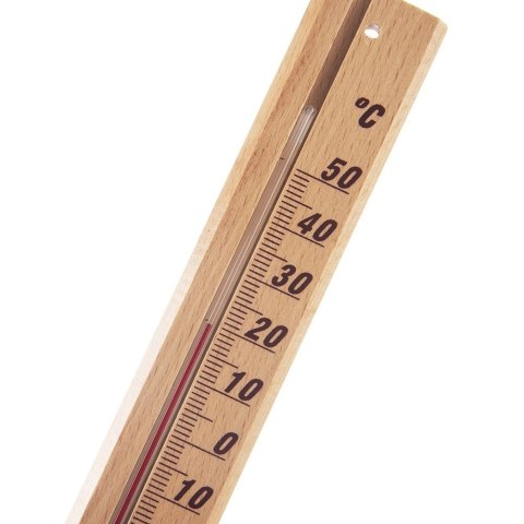 Grupa Orion Sp. z o.o. Termometr Uniwersalny Drewniany Brązowy ORION 20 cm Wewnątrz Zewnątrz