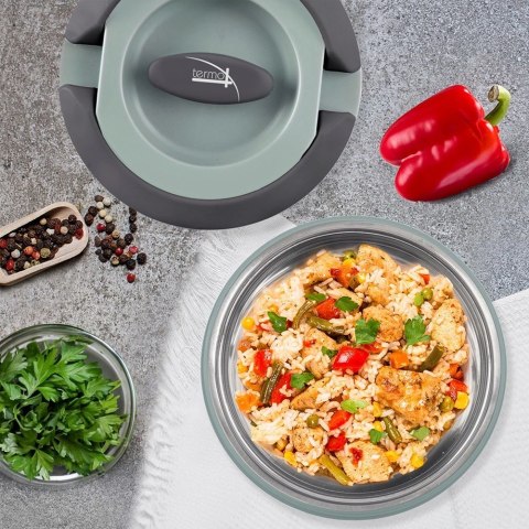 Grupa Orion Sp. z o.o. Termos Obiadowy TERMO Szczelny 620 ml ORION Zielony Mały Idealny na Porcję Zupy