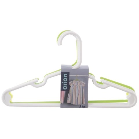 Grupa Orion Sp. z o.o. Wieszaki na Ubrania Dziecięce 5 szt. ORION Solidne Wielokolorowe 29,5 cm