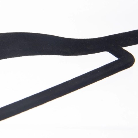 Grupa Orion Sp. z o.o. Wieszaki na Ubrania Welurowe Czarne 5 szt. ORION Antypoślizgowe Obrotowe