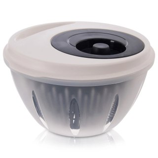 Grupa Orion Sp. z o.o. Wirówka Suszarka do Sałaty ELA 4,5 L ORION Ręczna z Korba Szaro-Biała