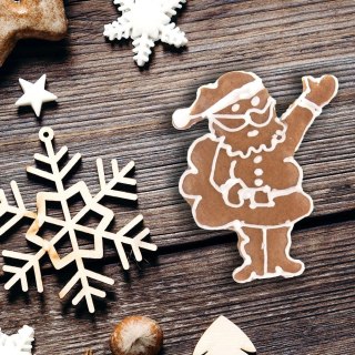 Grupa Orion Sp. z o.o. Wykrawacz do Ciastek Mikołaj 7,3 x 5,5 cm Stal Nierdzewna do Zmywarki ORION