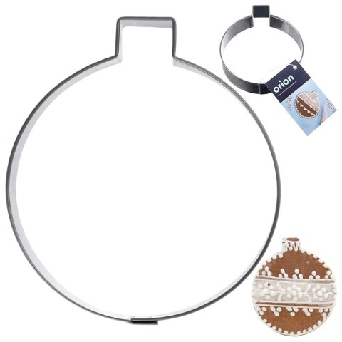 Grupa Orion Sp. z o.o. Wykrawacz do Ciastek Bombka 7 cm Stal Nierdzewna Solidny ORION