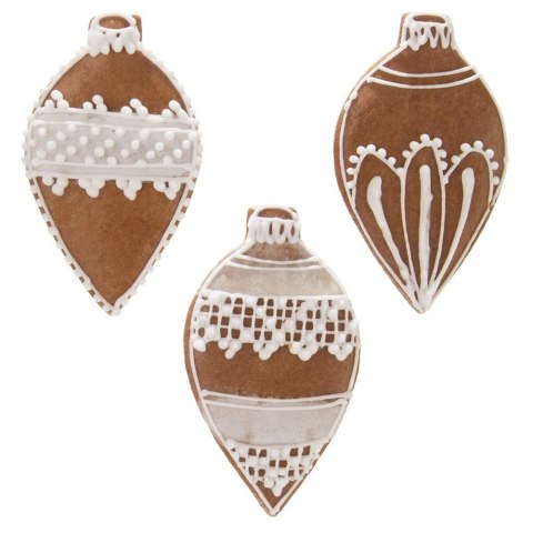 Grupa Orion Sp. z o.o. Wykrawacz do Ciastek Bombka 9 cm Stal Nierdzewna Solidny ORION