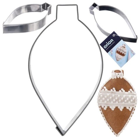 Grupa Orion Sp. z o.o. Wykrawacz do Ciastek Bombka 9 cm Stal Nierdzewna Solidny ORION