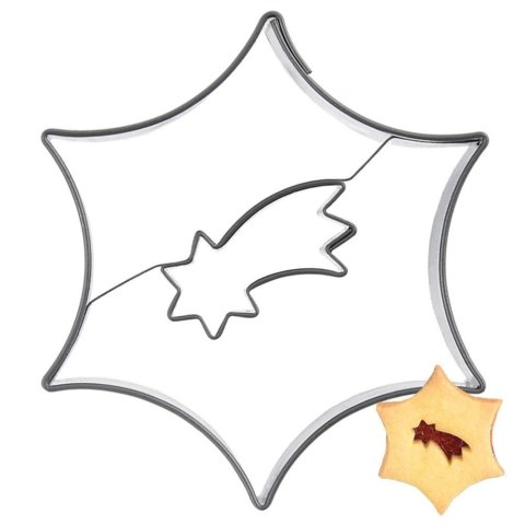 Grupa Orion Sp. z o.o. Wykrawacz do Ciastek z Gwiazdą Betlejemską 5,5 cm Stal do Zmywarki ORION