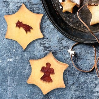 Grupa Orion Sp. z o.o. Wykrawacz do Ciastek z Gwiazdą Betlejemską 5,5 cm Stal do Zmywarki ORION