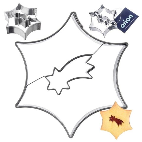Grupa Orion Sp. z o.o. Wykrawacz do Ciastek z Gwiazdą Betlejemską 5,5 cm Stal do Zmywarki ORION