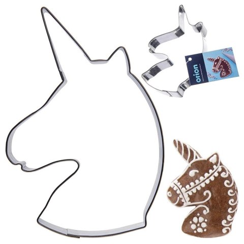 Grupa Orion Sp. z o.o. Wykrawacz do Ciastek Jednorożec 9 cm Stal Nierdzewna do Zmywarki ORION