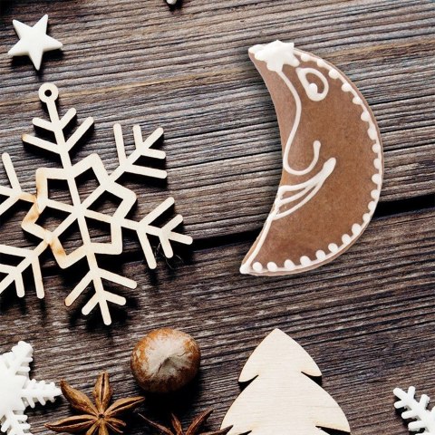 Grupa Orion Sp. z o.o. Wykrawacz do Ciastek Księżyc 6 x 3,7 cm Stal Nierdzewna do Zmywarki ORION