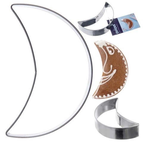 Grupa Orion Sp. z o.o. Wykrawacz do Ciastek Księżyc 6 x 3,7 cm Stal Nierdzewna do Zmywarki ORION