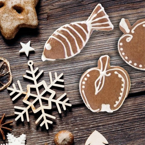 Grupa Orion Sp. z o.o. Wykrawacz do Ciastek Ryba 5 x 2 cm Stal Nierdzewna do Zmywarki ORION