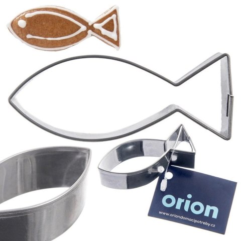 Grupa Orion Sp. z o.o. Wykrawacz do Ciastek Ryba 5 x 2 cm Stal Nierdzewna do Zmywarki ORION