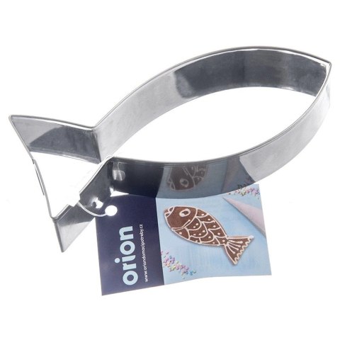 Grupa Orion Sp. z o.o. Wykrawacz do Ciastek Ryba 9 x 4 cm Stal Nierdzewna do Zmywarki ORION