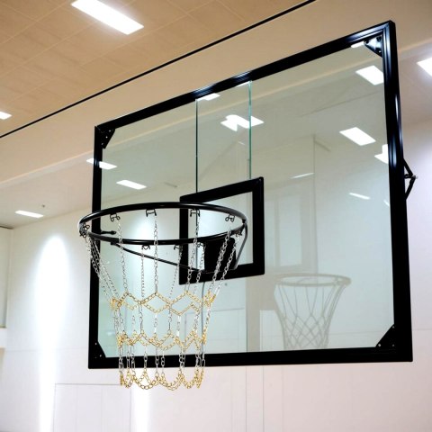 STALOWA SIATKA ŁAŃCUCHOWA DO OBRĘCZY KOSZ 12 UCHWYTÓW ENERO